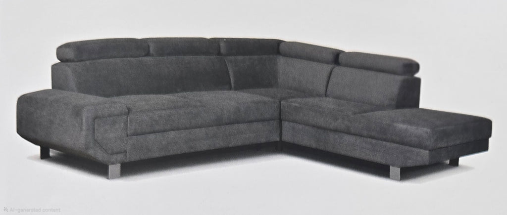 Arctic Fabric Sofas Bed Grey