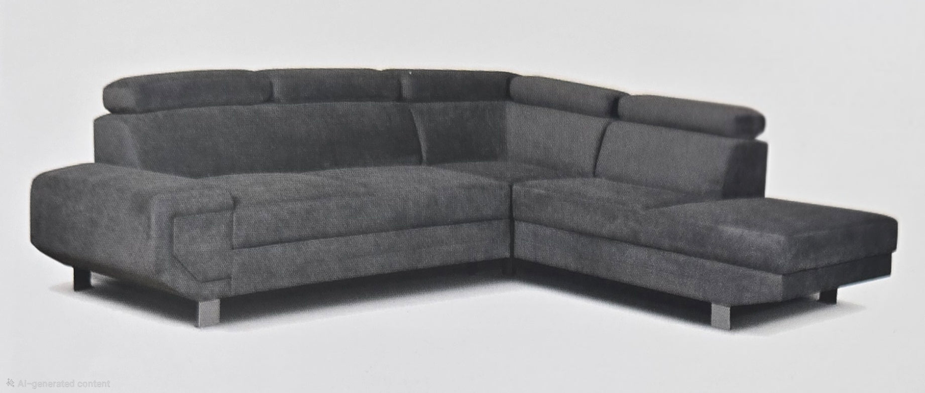 Arctic Fabric Sofas Bed Grey
