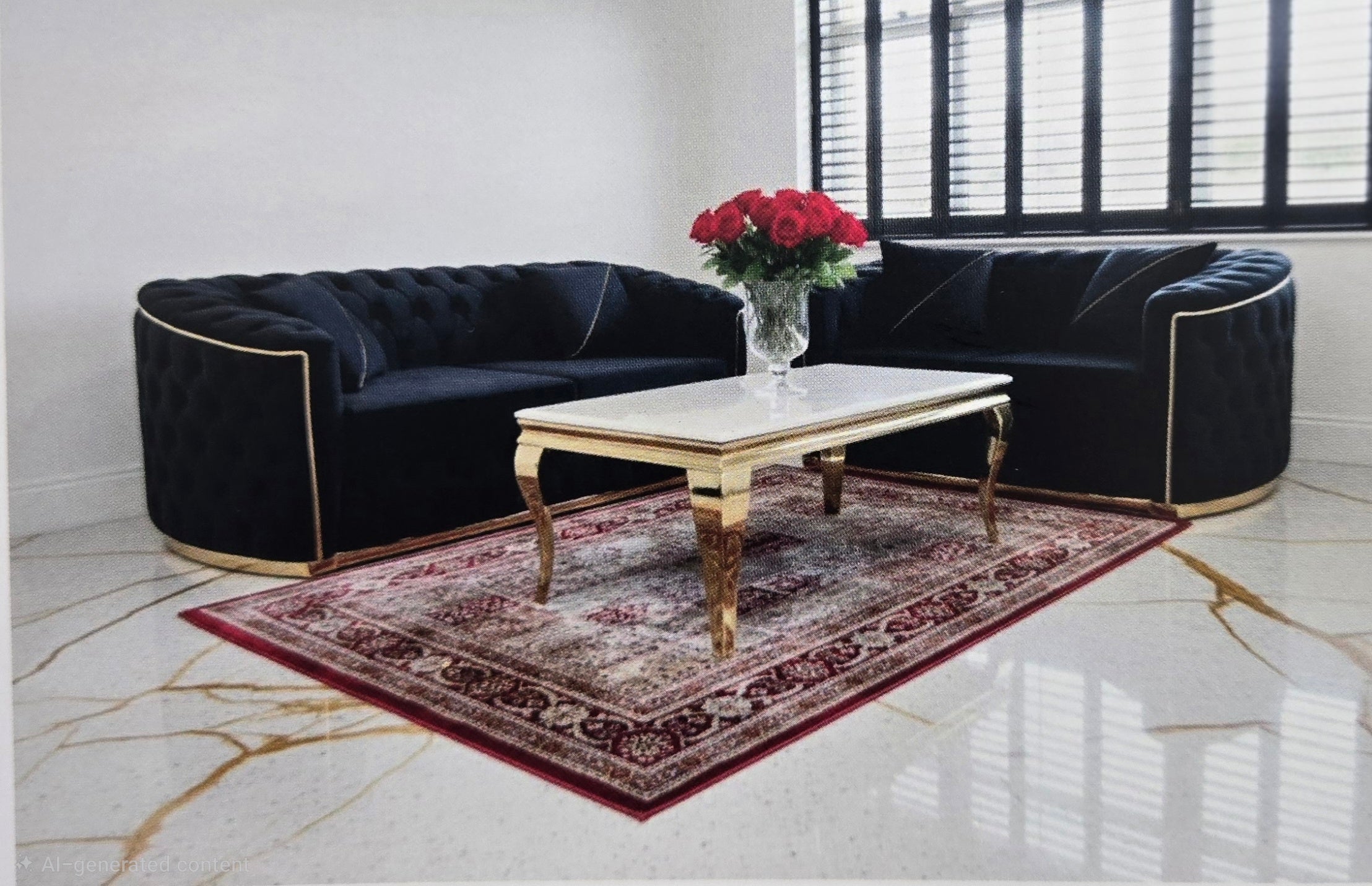 Toronto Chesterfield Plush Fabric 3+2 Seater & Corner Sofas