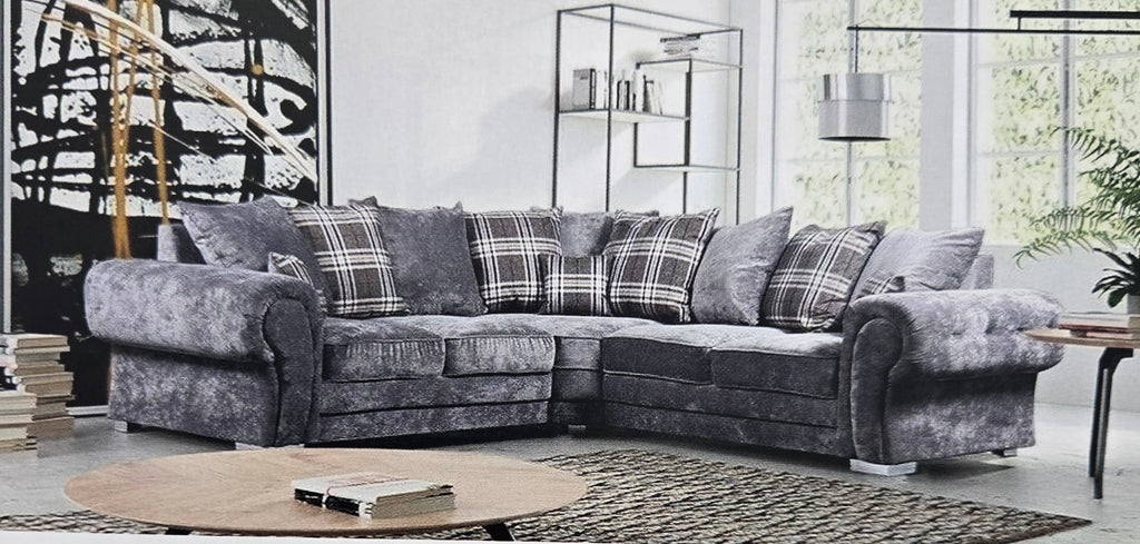 Verona Fabric Suite Grey