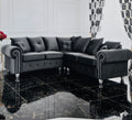 Kashmir Plush Fabric Grey