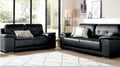 Kan Leather Sofa Suite