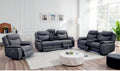 Prado Grey Fabric/Leather Recliner